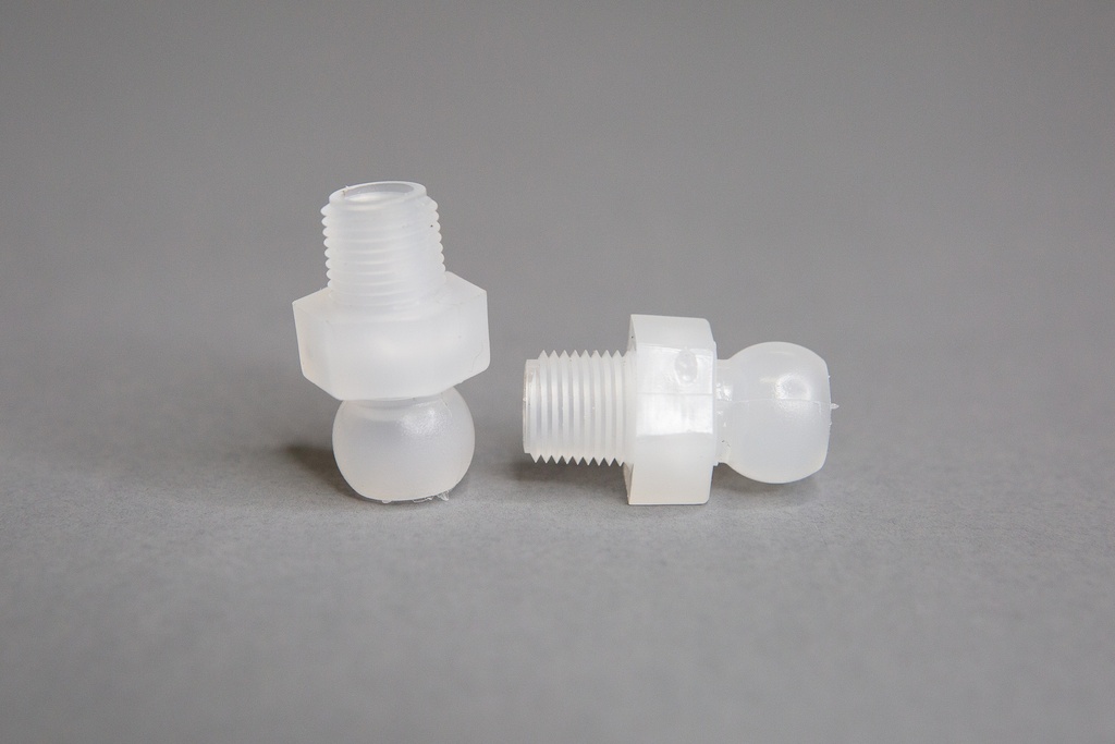 1/8 NPT NAT PP CONN (QTY 50)