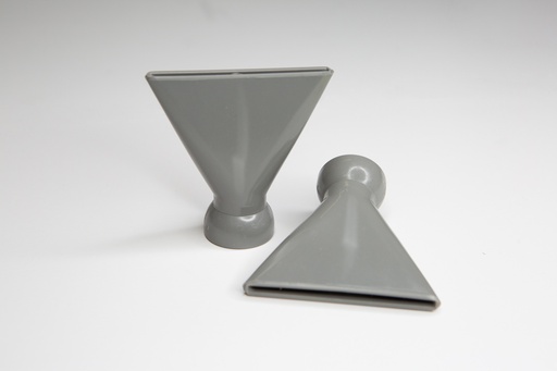 [8475-107] 3/4X 3 FLARE DELRIN DARK GRAY NOZ (QTY 25)