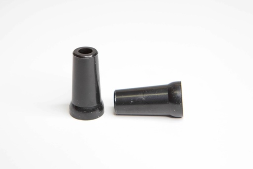 [8425-222B] 1/4X1/4 BLACK DEL NOZ (QTY 50)