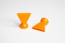 [8450-113] 1/2  X 2 FLARE NOZZLE, BEIGE POLY (QTY 25)