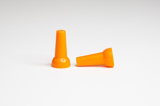 [8450-115] 1/2  X 3/8 ORANGE POLY NOZZLE (QTY 50)